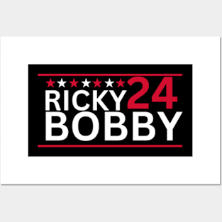 The Ballad of Ricky Bobby Cal Naughton Jr  2024 Election Parody Posters and Art